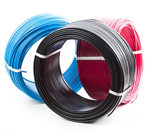 Rollos de cables electricos